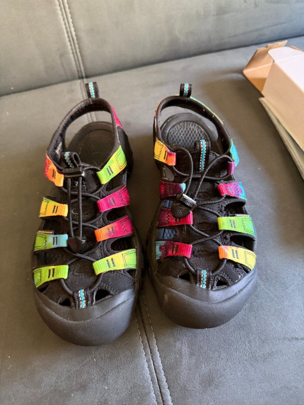 Keen Shoes Barley Worn Rainbow Colored Size 8M